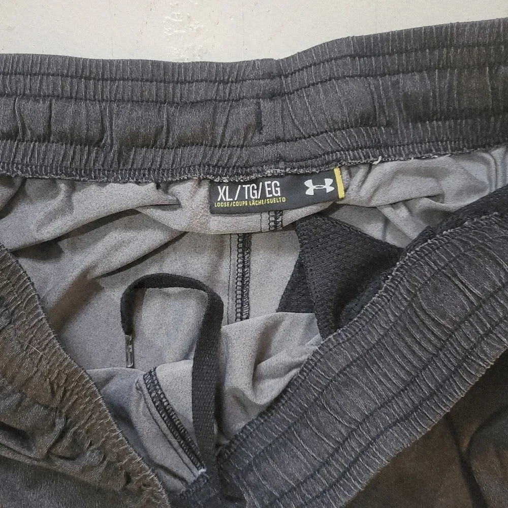 Under Armour Ankle Zipper Grey Joggers - Picture 9 of 12